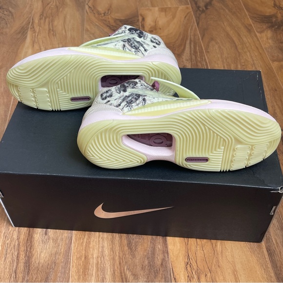 NWOB Nike KD 14 ‘ Surrealism’ Basketball Shoe Lime Ice CW3935-300 Men 5 WMNS 6.5 - Picture 7 of 8